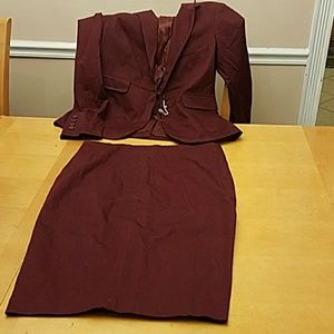Plum colored suit set Victoria's Secret